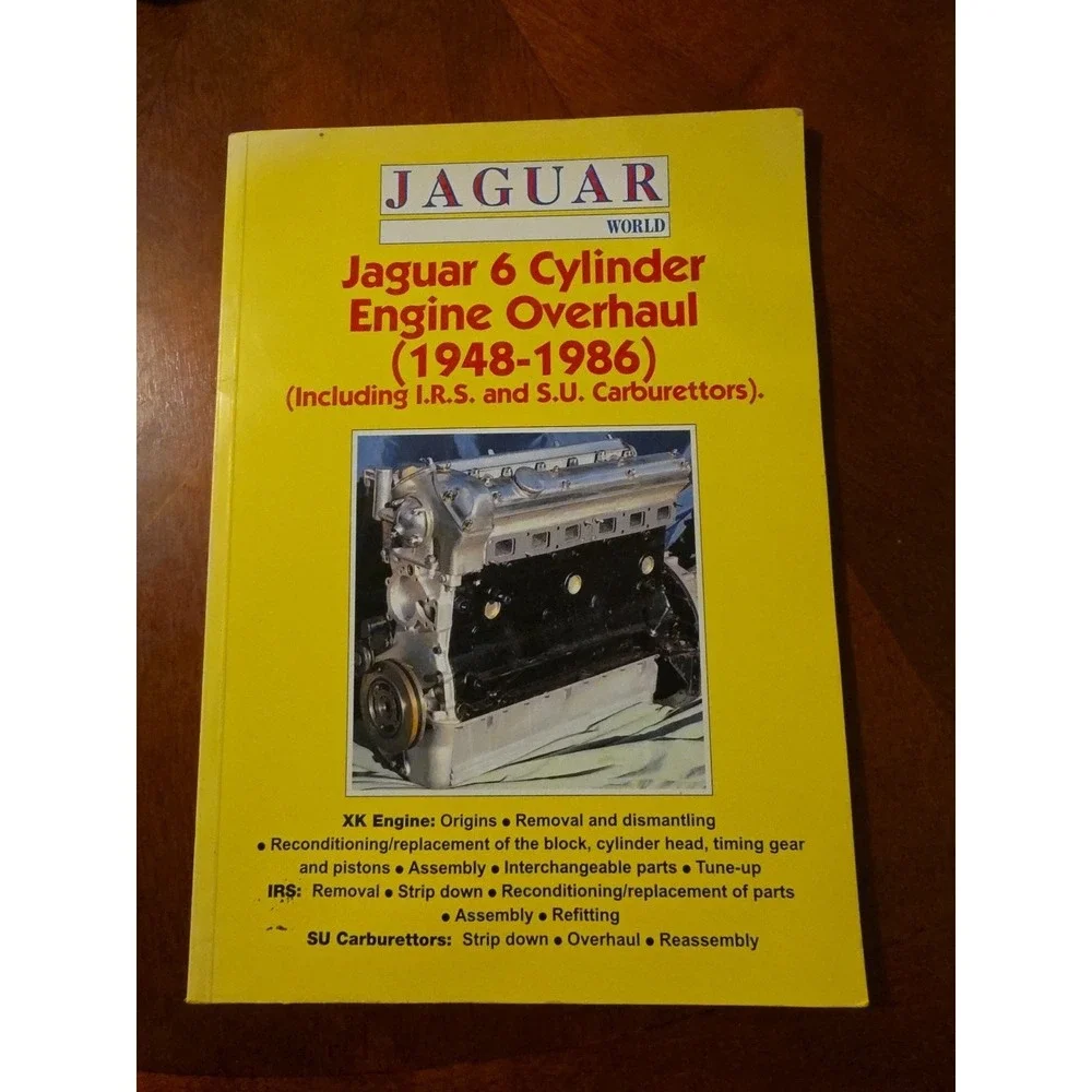 Jaguar 6 Cylinder : Engine Overhaul, 1948-1986 by Gordon Wright (1995,‎ Trade...